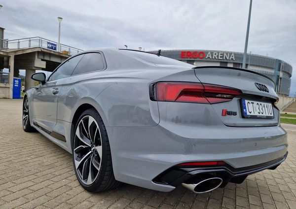 Audi RS5 cena 239000 przebieg: 72000, rok produkcji 2018 z Gdańsk małe 781